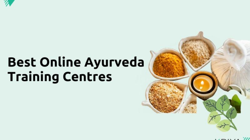 Best online Ayurveda Training Centres