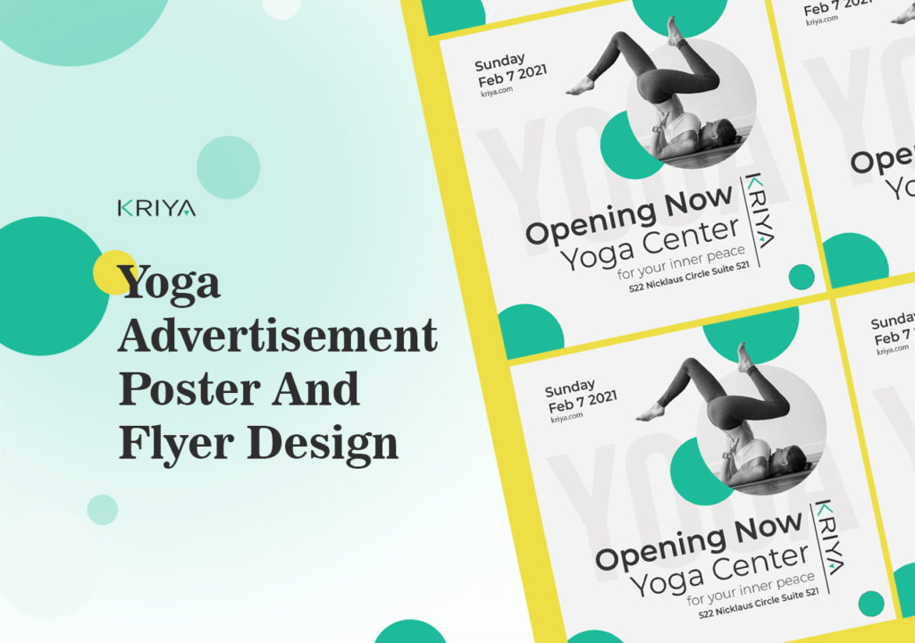 yoga studio poster