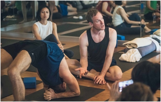 Dispute at yoga class
