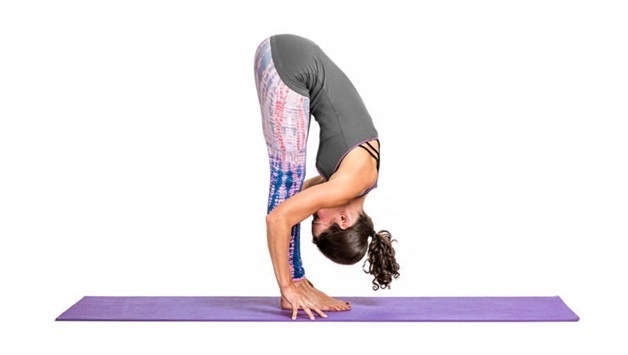 Forward bend yoga