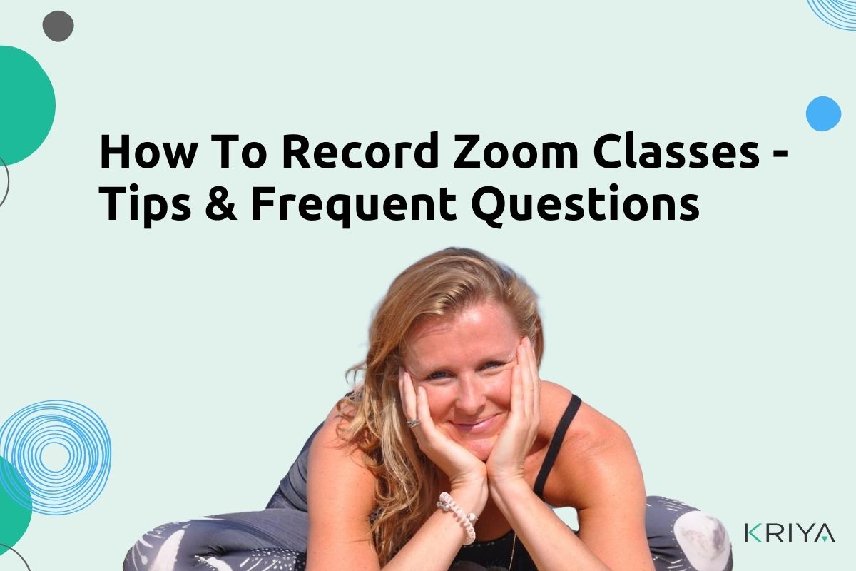 how to record zoom lectures