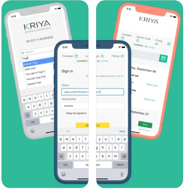 KRIYA Online Booking App on the App Store