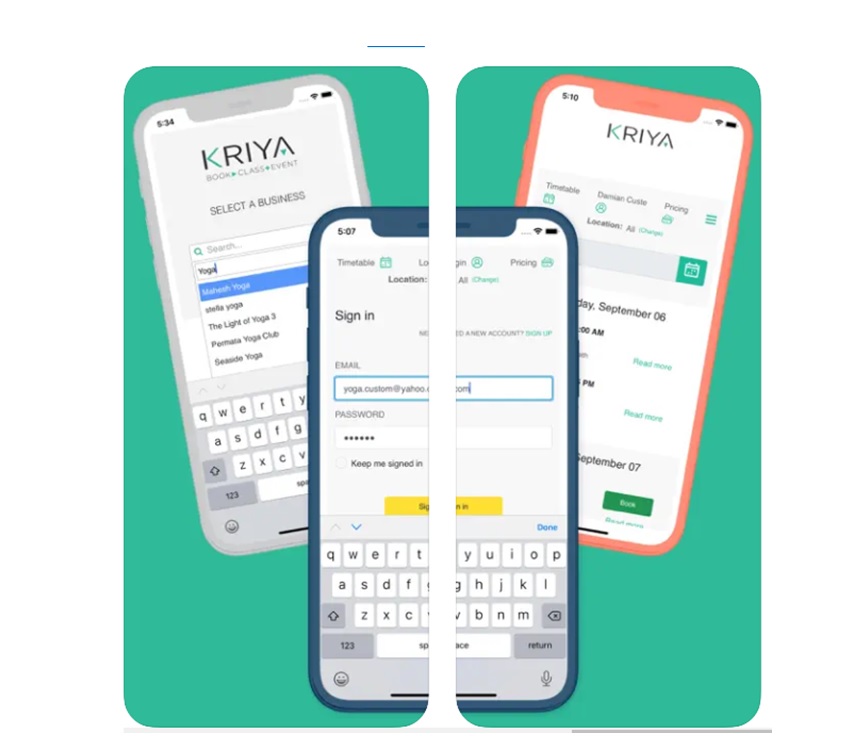 KRIYA Booking App