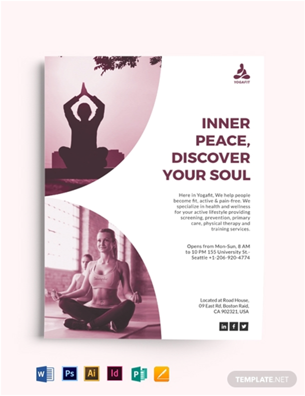 Printing flyers and posters for Yoga