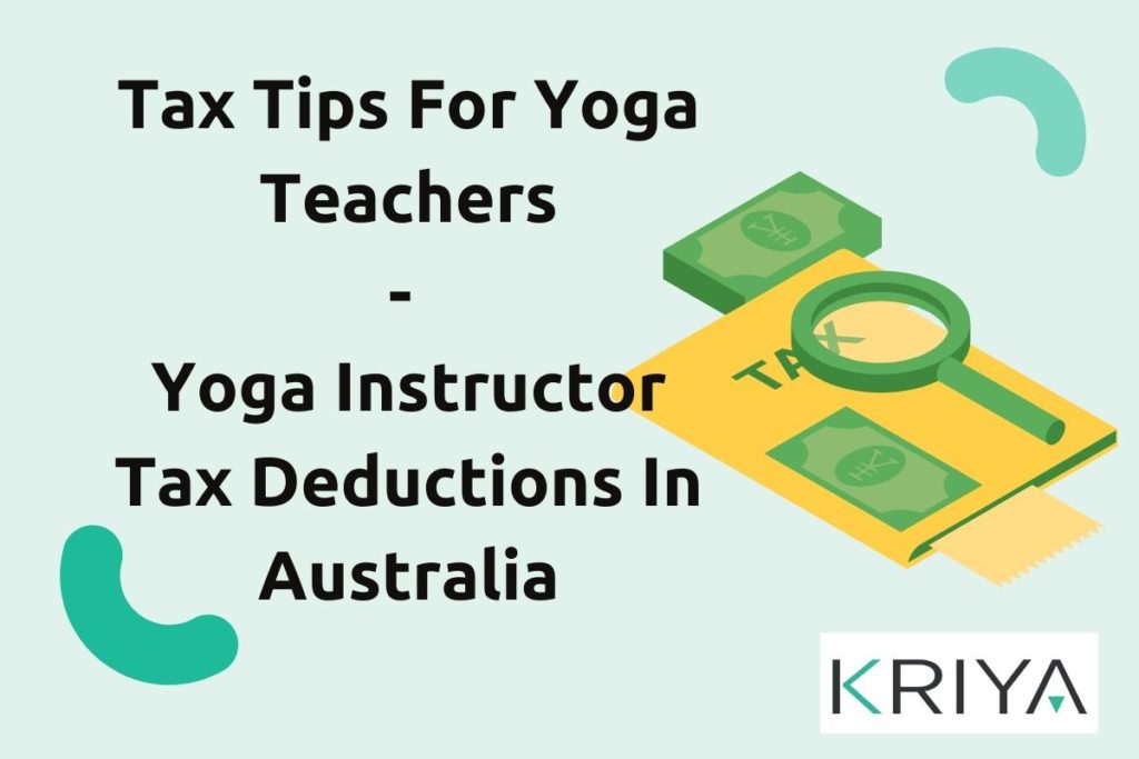 Tax Tips for yoga teachers