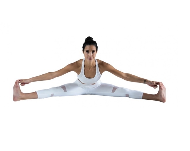 Wide Angle forward bend or Upavistha Konasana