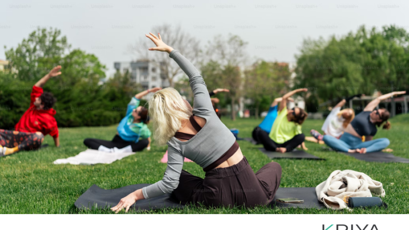 Yoga in Public Park