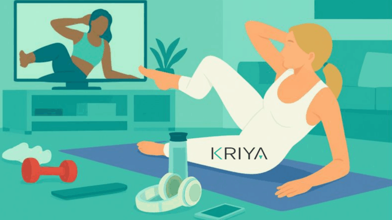 Zoom Yoga and Pilates Classes on a Smart TV