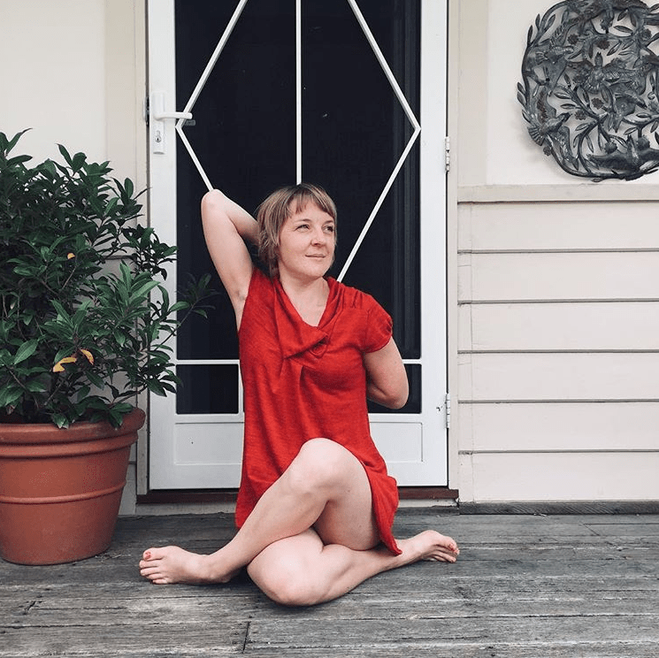 bernie flourish yoga gomukhasana