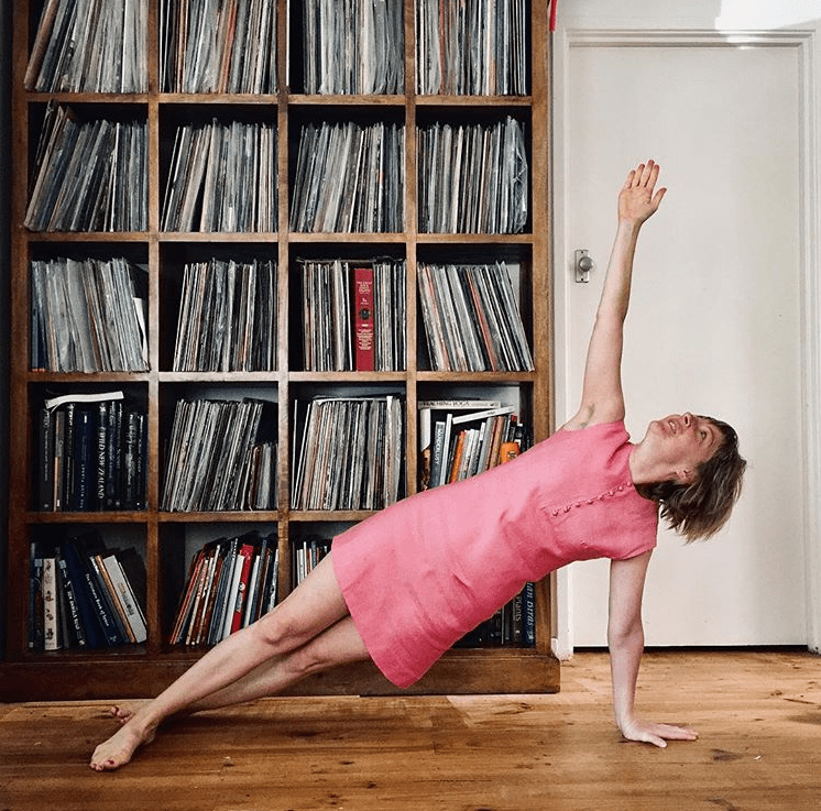 flourish yoga side plank on pose on each dress everyday
