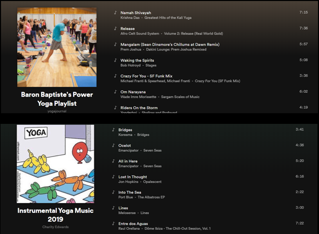 Best Yoga Playlist for Vinyasa yoga